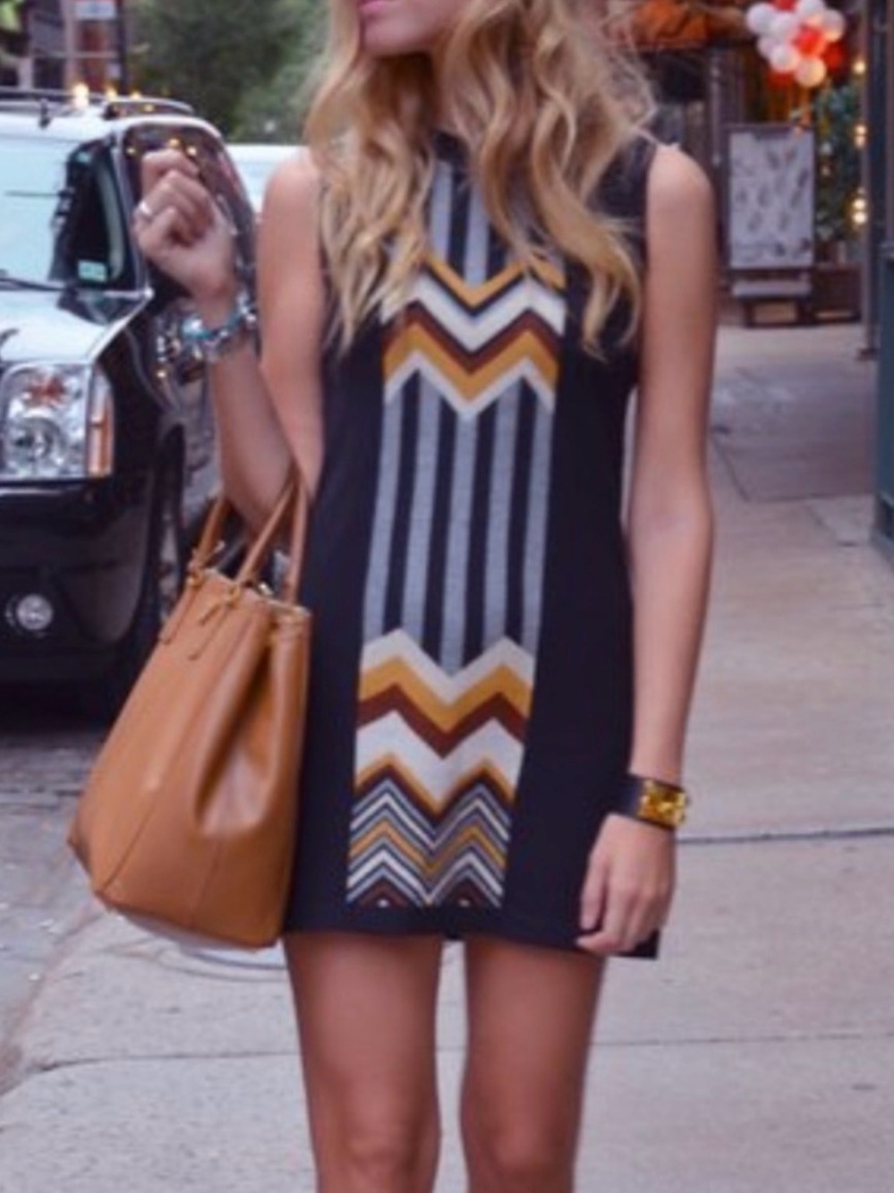 Missoni for Target Chevron Knit Shift Mini Dress XL Sleeveless